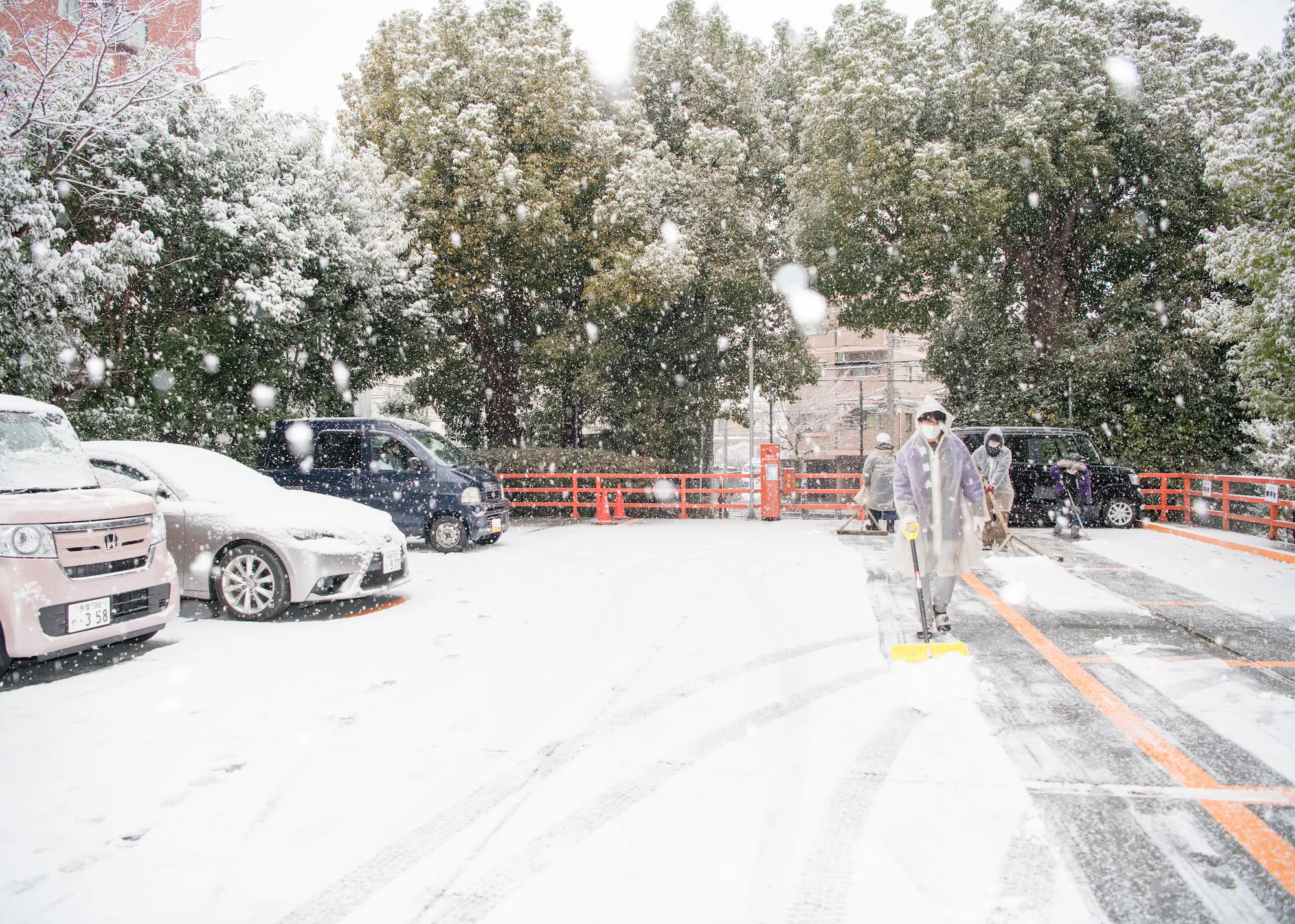 雪降る神社09