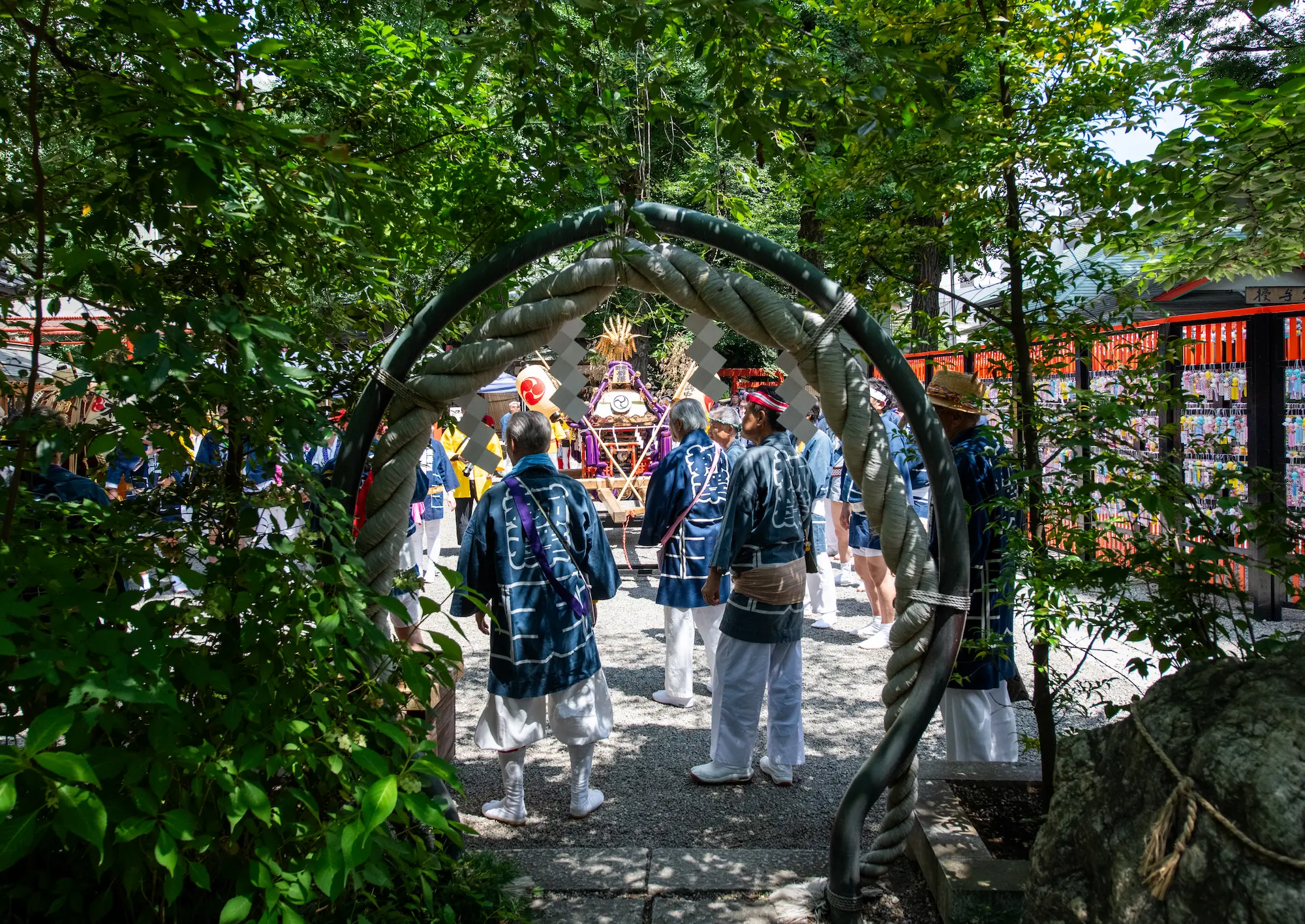 真夏の津嶋のお神輿16