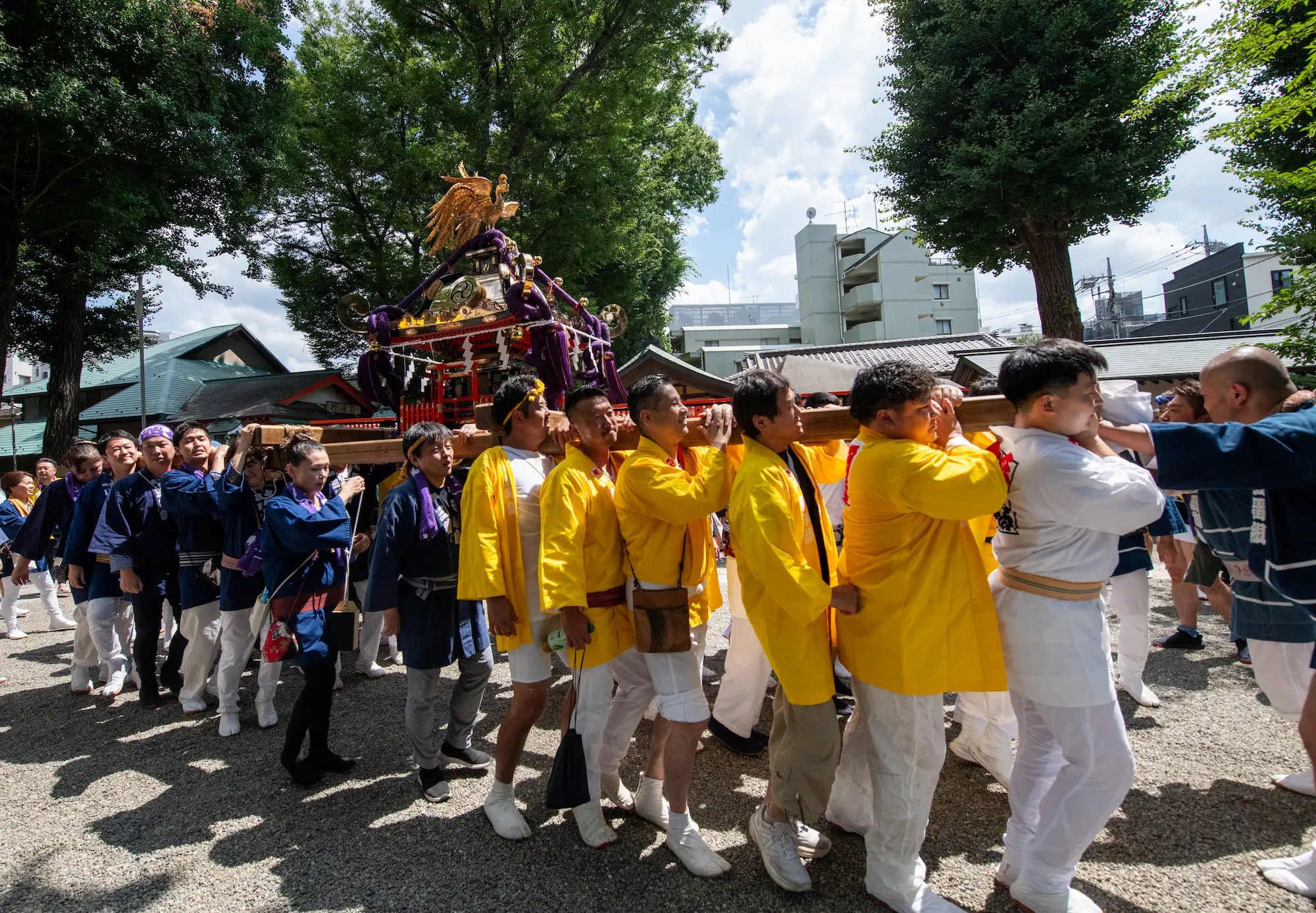 真夏の津嶋のお神輿18