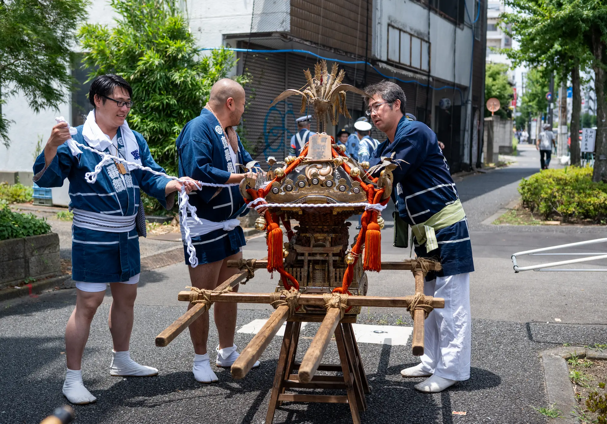 真夏の津嶋のお神輿28