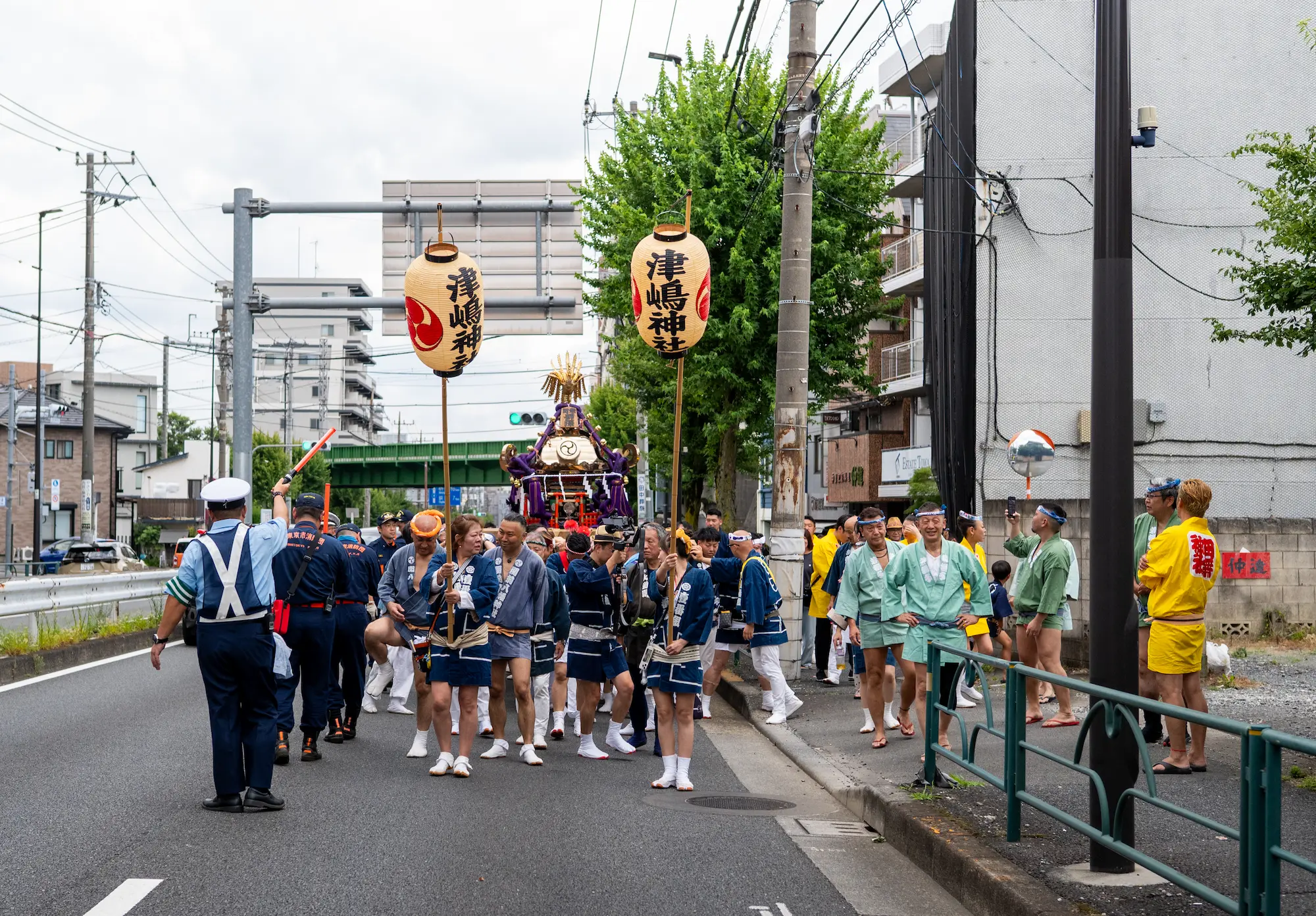 真夏の津嶋のお神輿29