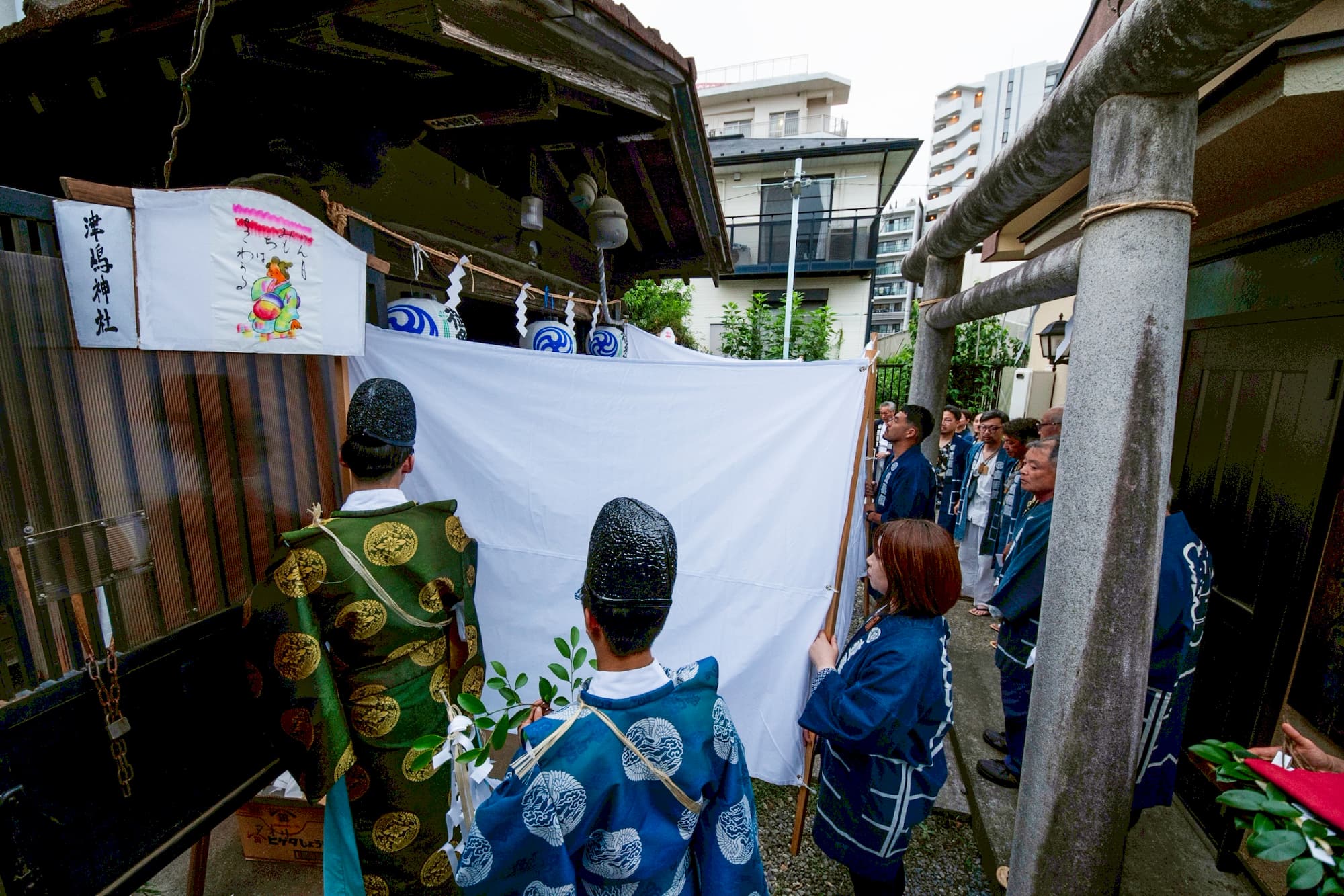 真夏の津嶋の祭礼33